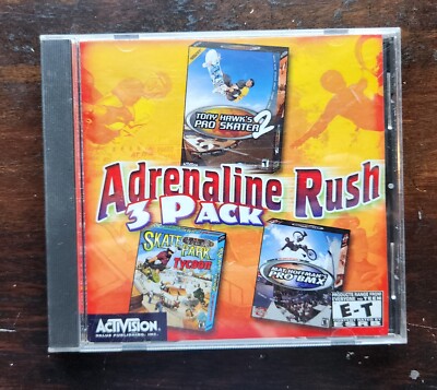 Pro Skateboard & BMX Bike Adrenaline Rush Activision 3 Pack (PC 2000) 