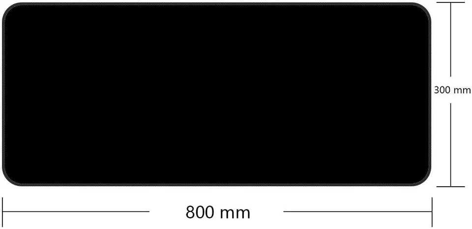 Large Extended Gaming Mouse Pad Mat Stitched Edges Non-Slip Waterproof Mousepad - Image 2 of 4