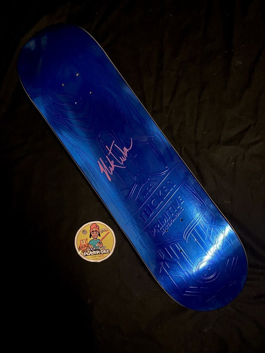 RARE SIGNED Nick Tucker Primitive BLUE FOIL Wolf Spirit Animal
