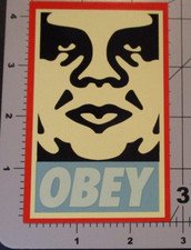 SHEPARD FAIREY Obey Giant Sticker 2.75X4.25