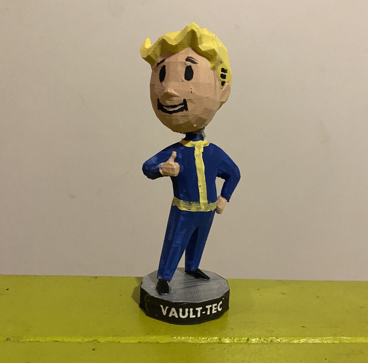 Fallout Vault Boy Bobblehead - Charisma (3D Print, Paint it Fallout Vault Boy Bobblehead - Charisma (3D Print, Paint it