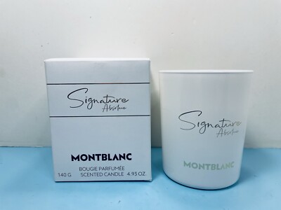 MONTBLANC - SIGNATURE ABSOLUE - SCENTED CANDLE - 4.93 OZ. - NEW | eBay