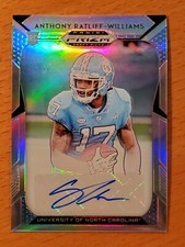 2019 Prizm Draft Auto #253 Anthony Ratliff-Williams UNC Rookie