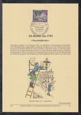Berlin: herrlicher Privat ETB 1962 Alt Berlin um 1783 Parochialkirche