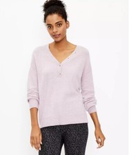 Loft Henley Sweater NWOT XS