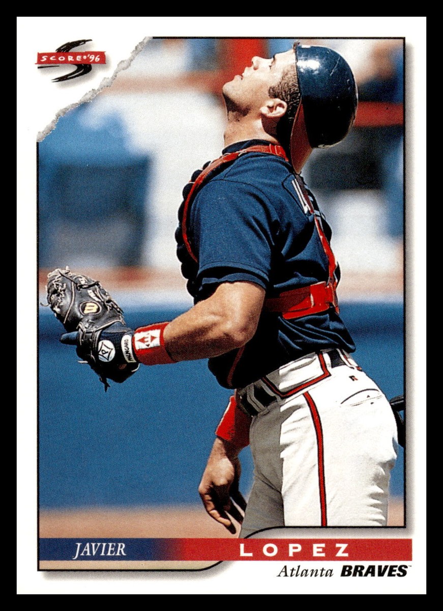 1996 Score #154 Javier Lopez Atlanta Braves Baseball Card EX/NM