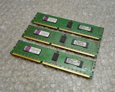 Kingston kvr1333d3s8r9sk3/3g 'valueram' kit memoire, capacite 3gb (3x 1gb), dimm, 240 broches, ddr3, bus 1333mhz / pc3-10600 - (740617153033)