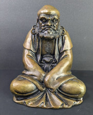 Bodhidharma Statue Heavy Brass Buddhist Monk ...