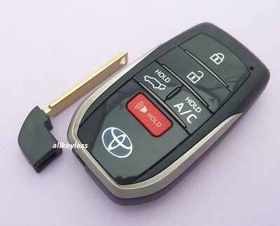 Rpkey Silicone Key Fob Cover - Protective Case For Toyota Keyless Entry Remotes (Avalon, Camry, Corolla, Highlander, Prius, RAV4, Venza)