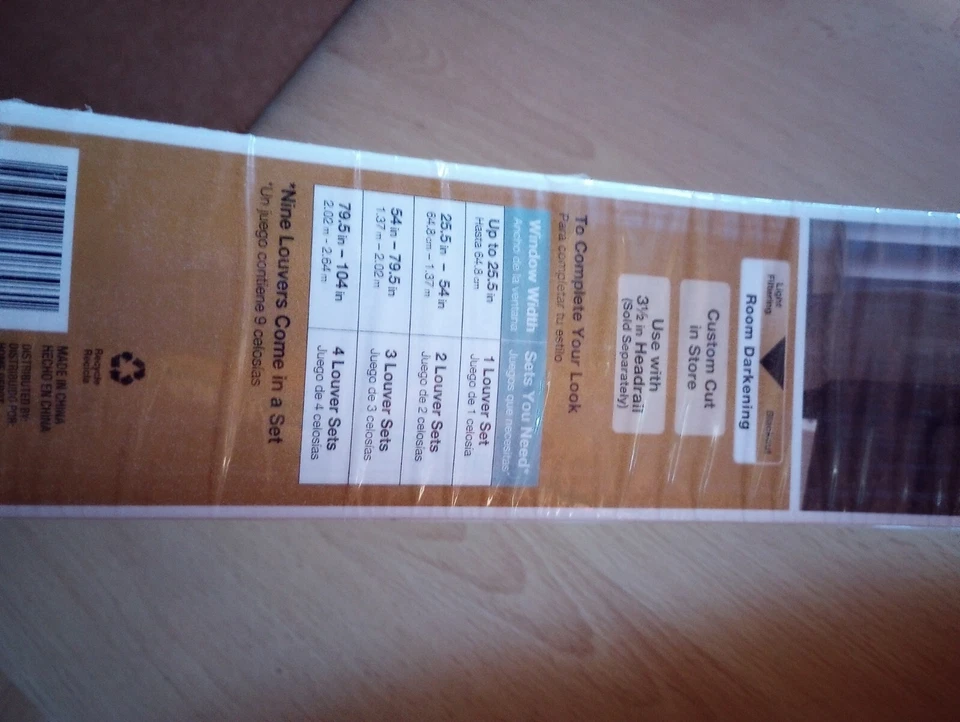 Hampton Bay Crown White Vertical Louvers (9 Pack) - 3.5 in. W x 84 in - Image 2 of 2