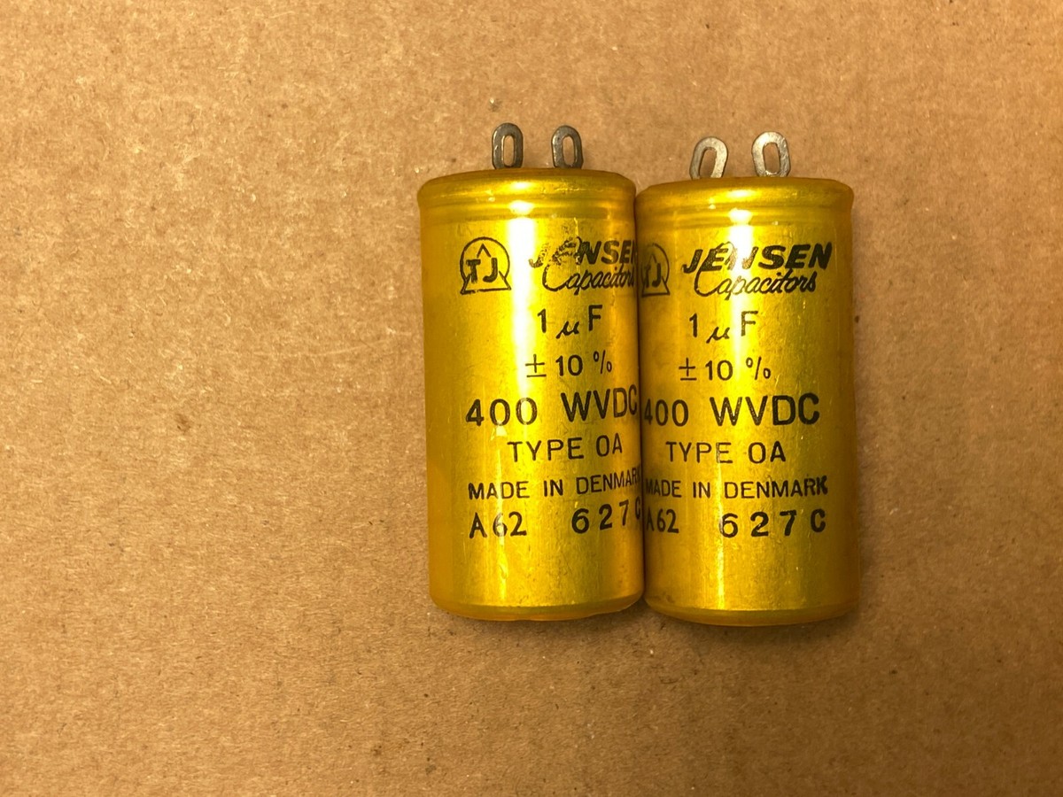 その他 kazu.pi 2 NOS Vintage 1962 Jensen 1.0 uf 400v PIO Capacitors Type OA