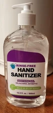Case of 24 Element Control Rinse-Free Hand Sanitizer Gel 16.9 fl oz ea