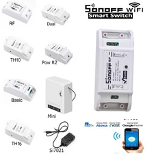 Sonoff WiFi Smart Switch Home Wireless Module Energy Consumption Monitoring