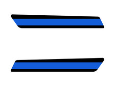 Blue Line Saddlebag Latch Inserts for Harley Touring 2014-Current. USA MADE