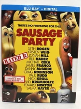 Sausage Party (Blu-ray, 2016) - With Slipcover - Open Item