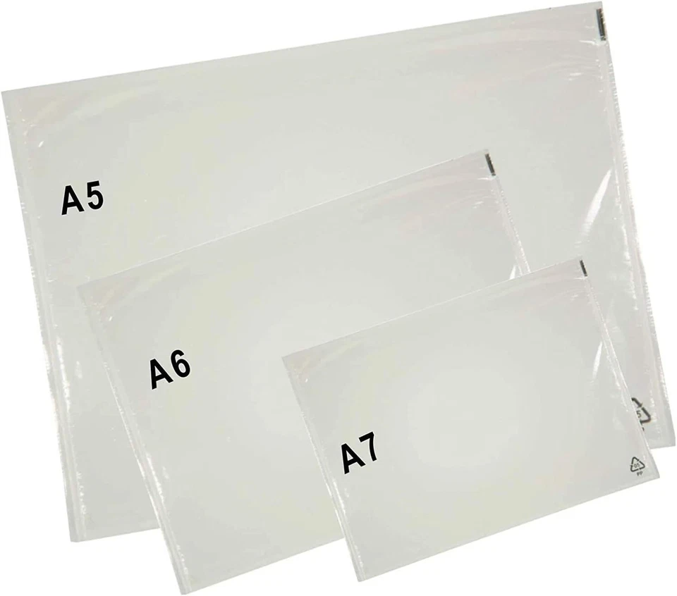 Documents Enclosed Wallets Envelopes Printed Plain Self Adhesive A7 A6 A5 DL - Image 4 of 4