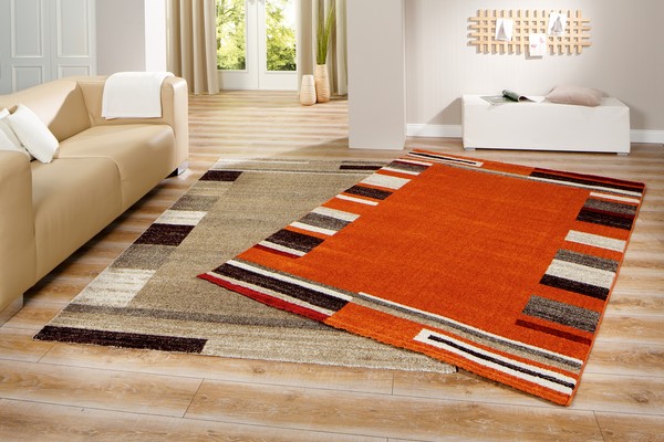 Moderner Teppich 240X330 Cm Mit Geometrischem Muster Terra-image