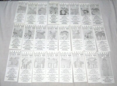 Curtis Boehringer Noah s Ark Cross Stitch 23 Patterns Set