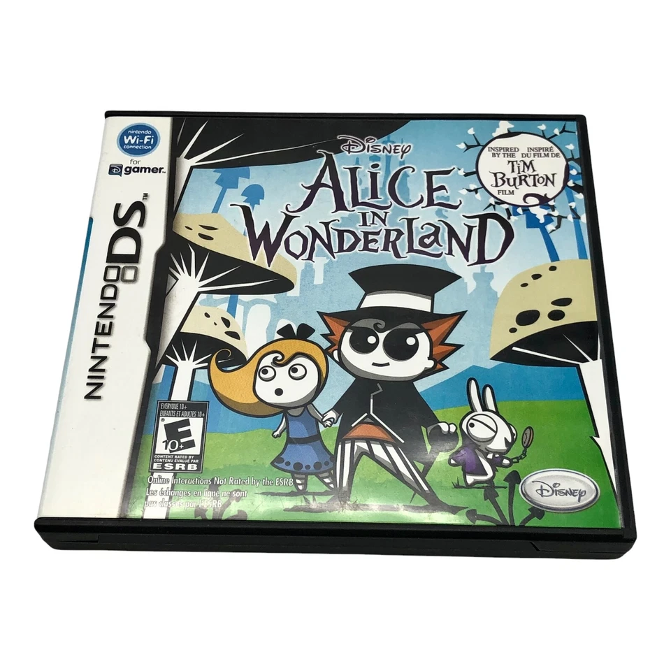 Disney Alice in Wonderland Nintendo DS Video Game 2010 Complete Tested Works! - Image 2 of 4