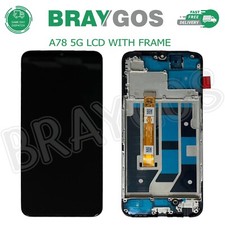 For Oppo A78 5G CPH2483 CPH2495 LCD Touch Screen Digitizer Display Frame