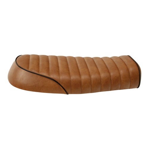 Motor Vintage Cafe Racer Flat Brat Hump Saddle Seat Fit For Honda Suzuki Yamaha - Picture 9 of 12