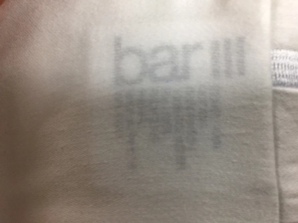 Almohada decorativa III Bar Modis blanca 12 x 20 Foto 2 de 3