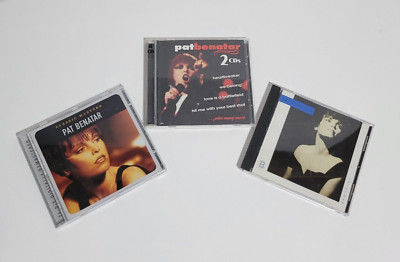 Pat Benatar 3 CD Lot : Heartbreaker Invincible True Love Hit Me With...We Belong