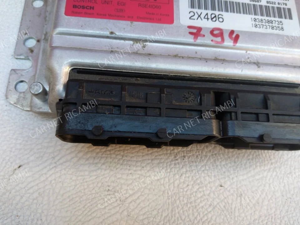 39110-2X406 0261207825 BOSCH M7.9.1 CENTRALINA MOTORE ECU KIA CARENS II 1.6 16V - Immagine 4 di 4