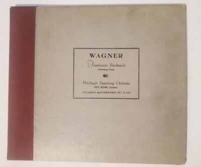Wagner Tannhauser Bacchanale Pittsburg Symphony Orchestra 1941 4 LP Box Set
