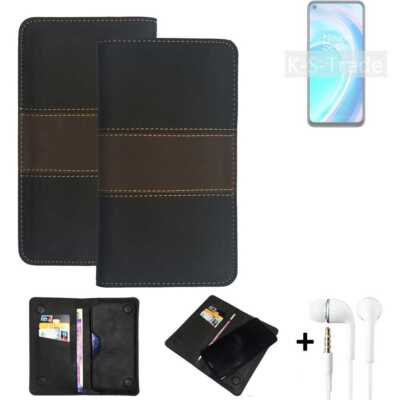 Wallet Case + Kopfhörer für OnePlus Nord CE 2 Lite 5G Schutzhülle Hand Tasche