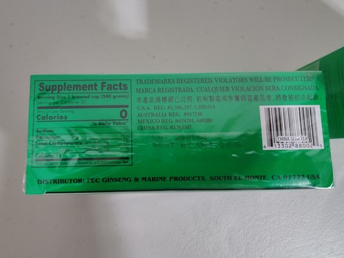 Herbal Tea China Slim Tea Healthy Lifestyle Clean Gut No Caffeine Extra Strength - Picture 37 of 38