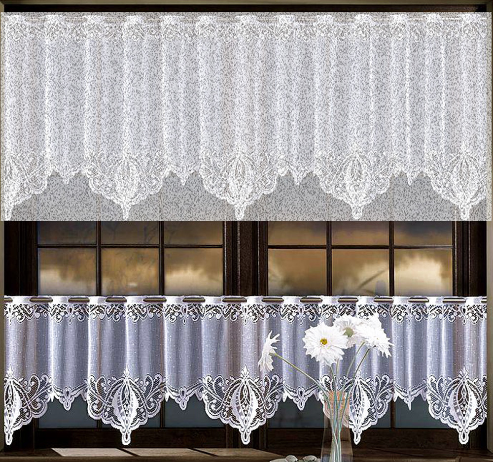 Dutch Lace Curtains New European Dutch Windmills 12 Valance Scalloped