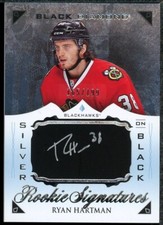 2015 Black Diamond Rookie Signatures Silver Auto /199 RYAN HARTMAN SBRS-RH RC SP