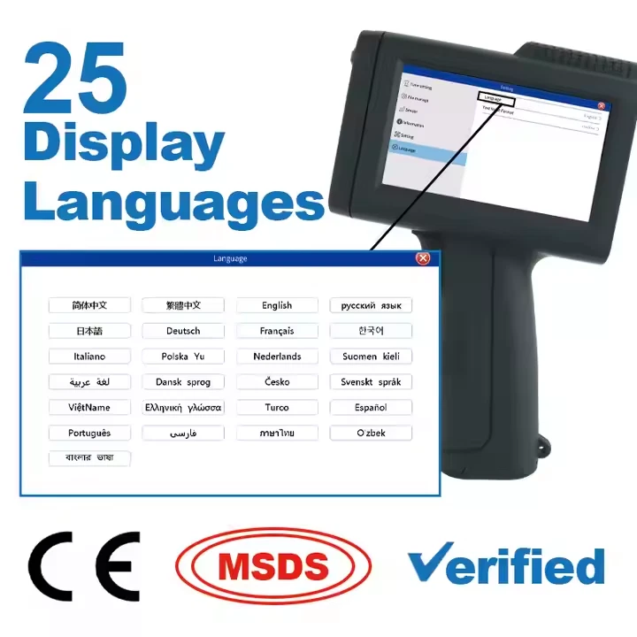 M10Handheld Inkjet Printer for Date Word QR Code Barcode Logo Machine DIY - Image 3 of 4