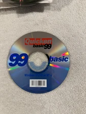 Intuit Quicken Basic 99 Software Disc for Win 95/98/NT4 - CD ONLY!!!!