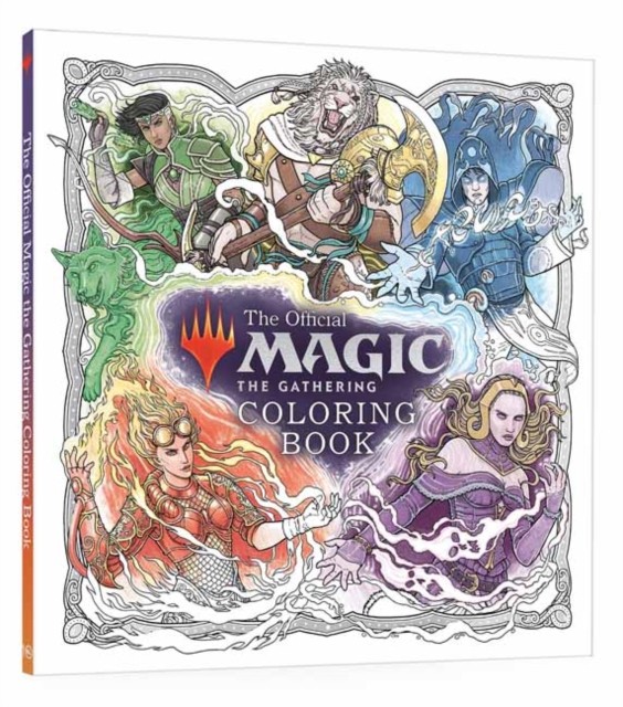 Official Magic Gathering Coloring Book