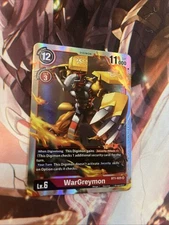 WarGreymon BT1-025 SR Release Special Booster V.1.0 Super Rare Foil NM