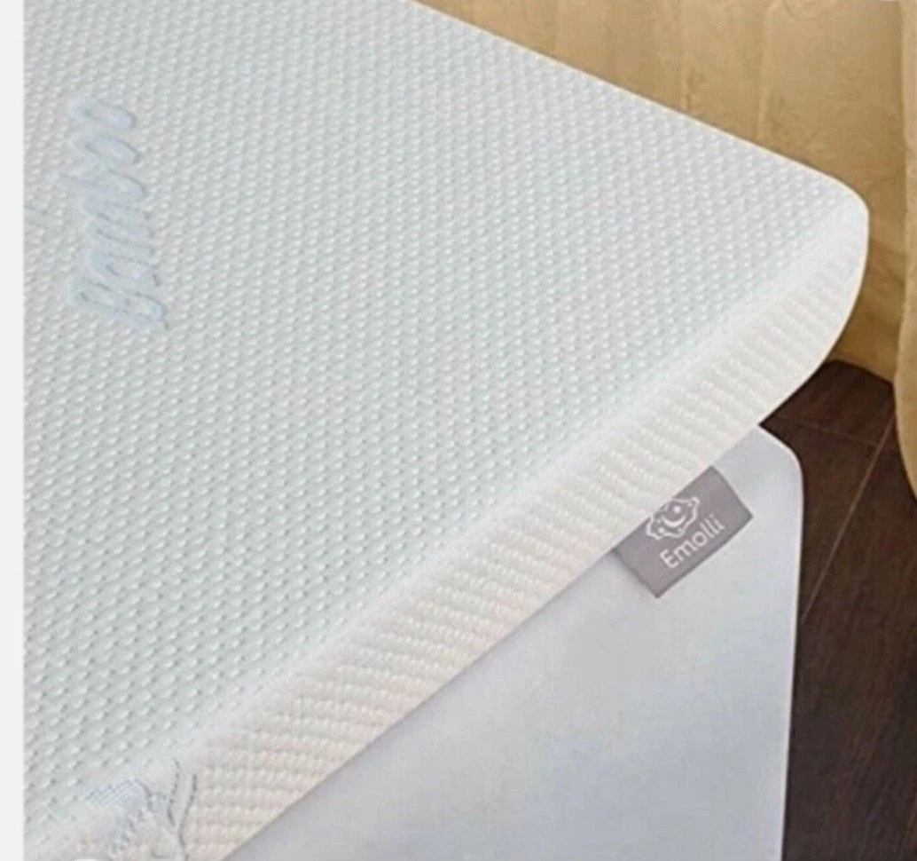 Emolli Memory Foam Mattress Topper - High Density Gel Infused Memory Foam (KING)