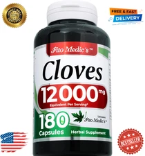 Lab | Cloves | 180 Capsules |12000 Mg | Clove Pills | Clove Extract | Ultra High