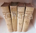 1733 Domenico BERNINI Historia di tutte l'heresie *VENEZIA Baglioni 4 tomi