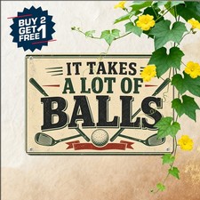 Funny Golf Quote Tin Sign Humorous Sports Club Pro Shop Man Cave Wall Plaque