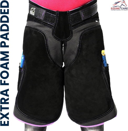 ¡NUEVO! Delantal para mujer Farrier chaps 23′′, 500 GSM cuero/lona, ajustable Cintura 28-52′′ - Imagen 5 de 17