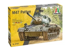 Italeri 1/35 Scale M47 Patton Tank Plastic Model Kit 6763