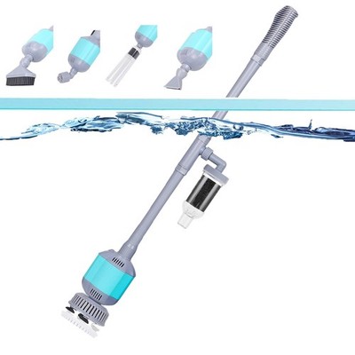 hygger 360GPH Automatic Gravel Cleaner Fish Tank Vacuum Sand Washer 5 in 1 15W
