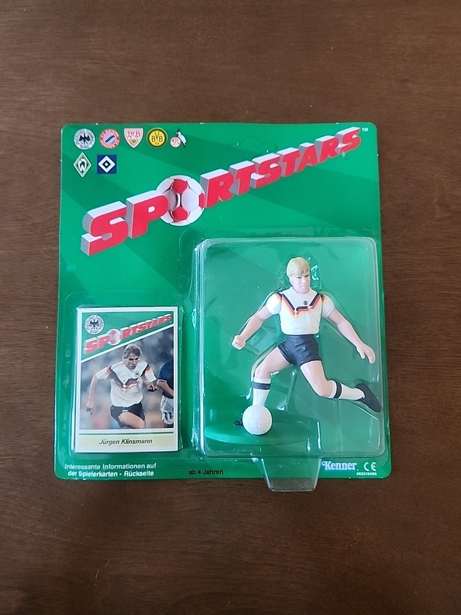 447★FIFAサッカー★KEZMAN★prostars★フィギュア Jurgen Klinsmann Sportstars Soccer Action Figure Germany Team 90s