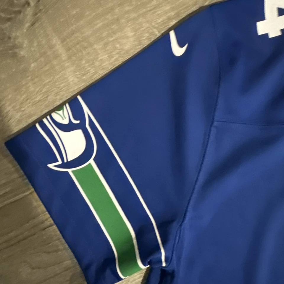 Camiseta deportiva DK Metcalf #14 Seattle Seahawks Throwback Limited YOUTH XL Foto 4 de 4