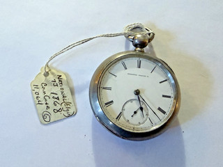 Antique National Elgin Watch Co. Pocket Watch 1868 Coin Case
