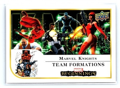 2022 Upper Deck Marvel Beginnings Vol 2 #TF5 Marvel Knights Team Formations -