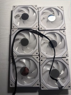Lian Li Uni Fan SL-INF - 6x 120mm, Weiß, Daisy-Chain, Lüfter