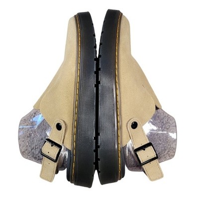 NWOT Dr Martens Carlson Slingback Clogs Savannah Tan Suede M11W12